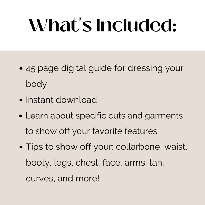 Flattering Your Figure Guide Overview