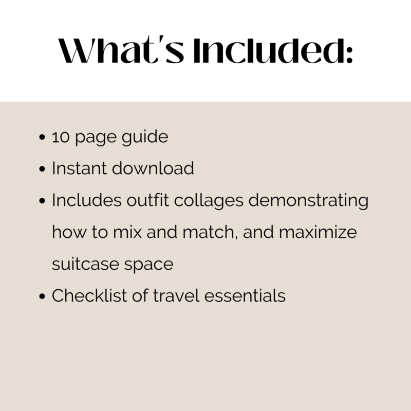 packing guide overview